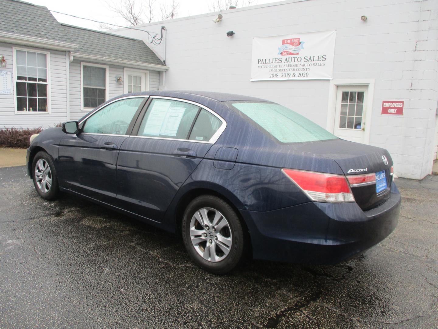 2012 BLUE Honda Accord LX-P Sedan AT (1HGCP2F45CA) with an 2.4L L4 DOHC 16V engine, 5-Speed Automatic transmission, located at 540a Delsea Drive, Sewell, NJ, 08080, (856) 589-6888, 39.752560, -75.111206 - Photo#3